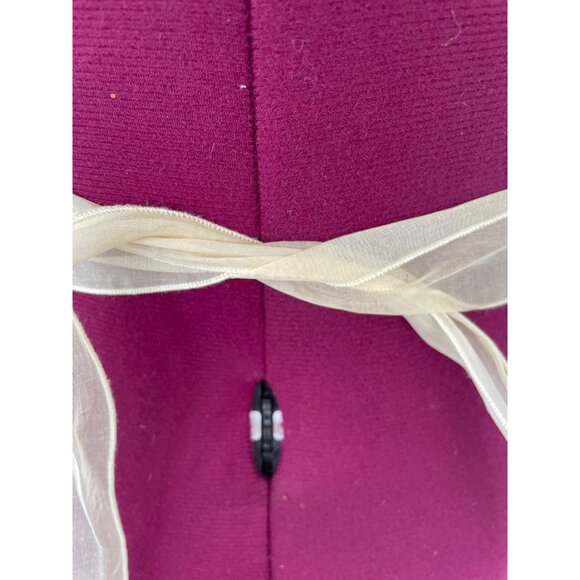 Vintage 1950s Half Apron Organdy Linen Gree Polka dot Original tags - Picture 8 of 11